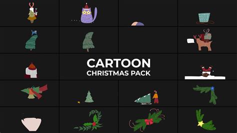 Cartoon Christmas Animations Davinci Resolve Template SBV-348626091 ...