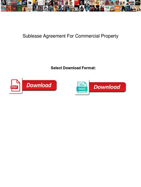 Fillable Online fill.ioCOMMERCIAL-SUBLEASE-AGREEMENT-a8209fe8Fill ...
