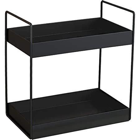 SHIOK DECOR® 2-Tier Standing Rack, Kitchen/Bathroom Countertop Storage ...