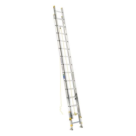 WERNER, 28 ft Ladder Size, Aluminum, Extension Ladder - 1FCF9|D1828-2EQ ...