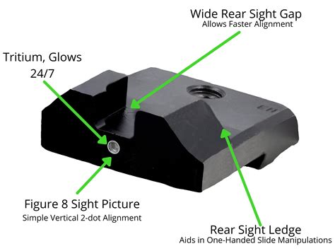 Buy XS SIGHTS F8 Night Sight for Pistols, Large Tritium Front Sight for ...
