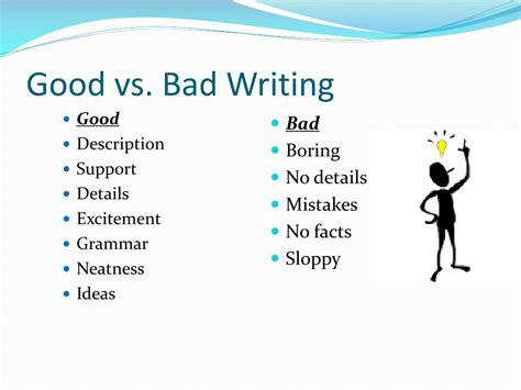 Image result for Procedural Writing Example Bad V Good