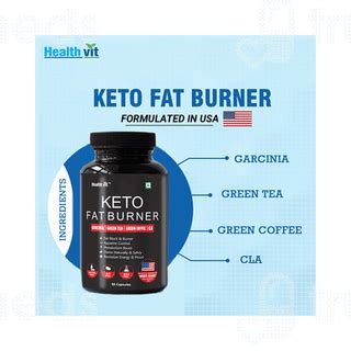 Healthvit Keto Fat Burner Capsule 60 - Uses, Side Effects, Dosage ...