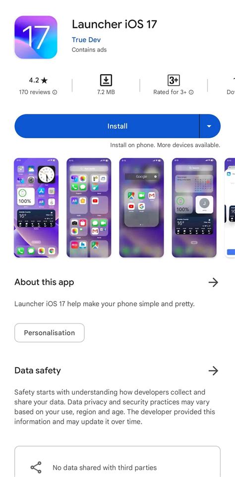 Image result for Android Launcher iOS
