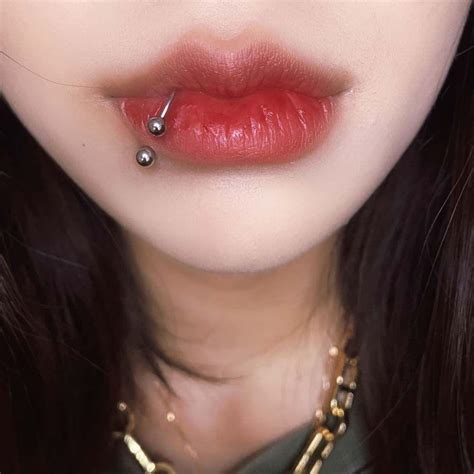 Buy For Women Stainless Steel Korean Lip Ring Women Nose Ring Body ...