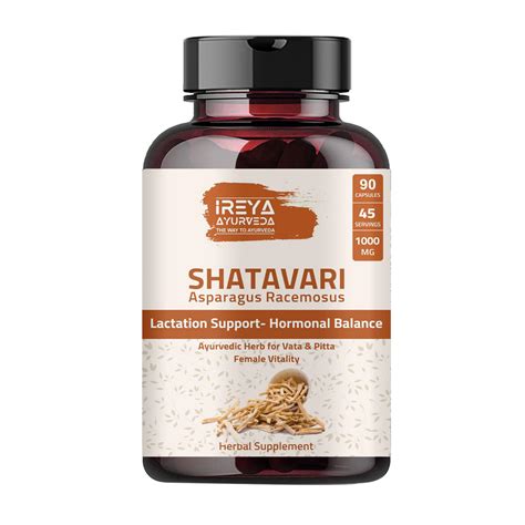 Shatavari Capsules Organic for Women 90 Capsules 1000mg | Herbal ...