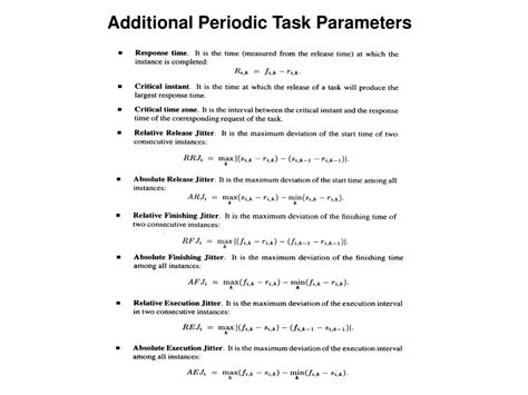 Image result for Periodic Task Model