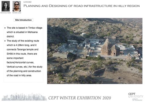 Planning & Design of Road Infrastructure in Hilly region | CEPT - Portfolio
