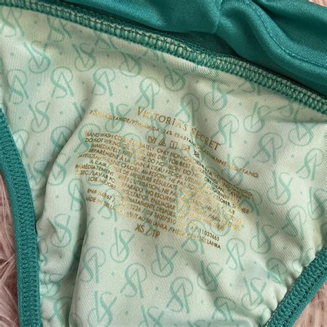 Aqua green bikini by Victoria’s Secret. Wore this... - Depop