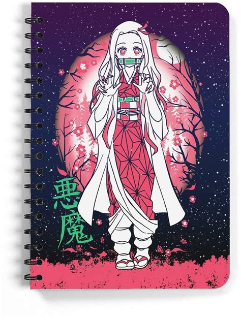 ComicSense Nezuko Kamado Demon Slayer Anime A5 Note Book Blank 120 ...