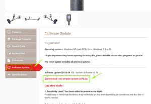 Image result for Nokta Makro Simplex Software Update