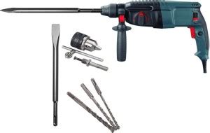 Tulsway 1200W 26mm Electric Hammer Reversible Drill Machine With 3Pc ...