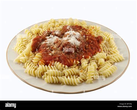 Rotini Pasta With Meat Sauce