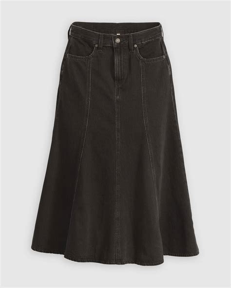 Fit And Flare Skirt - Black | Levi's® CZ