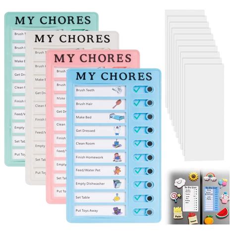 Checklist Board 4 Pieces To Do List Checklist Board Portable ...