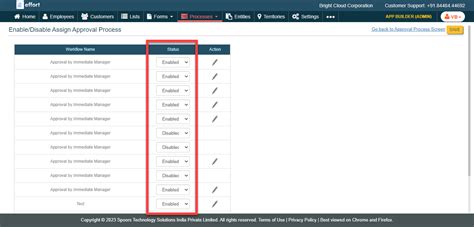 Enable or Disable Approval Process