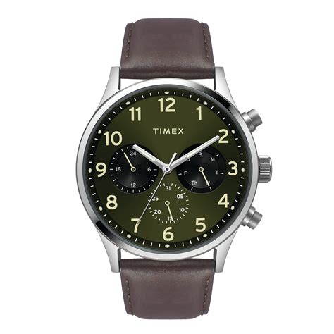 Timex Green Dial Men Multifunction Watch - TWEG19600 – Only Watches