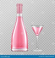 Image result for Wine Bottle with Glass White Background