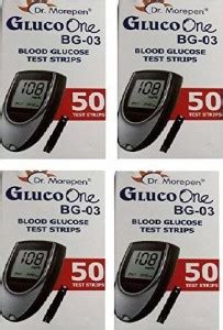 dr.morephen DR. MOREPEN BG-03 Test Strips - 200 Strips Glucometer ...