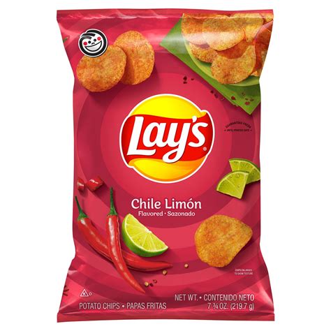 Lay's Chile Limón Flavored Potato Chips,1PACK - Walmart.com