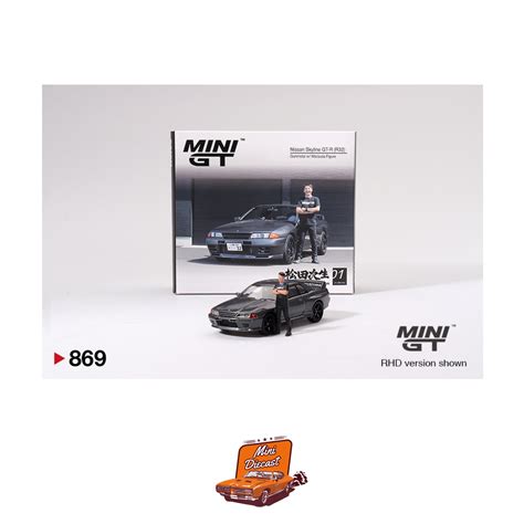 Mini GT #869 Nissan Skyline GT-R (R32) – Gunmetal (With Matsuda Figure ...
