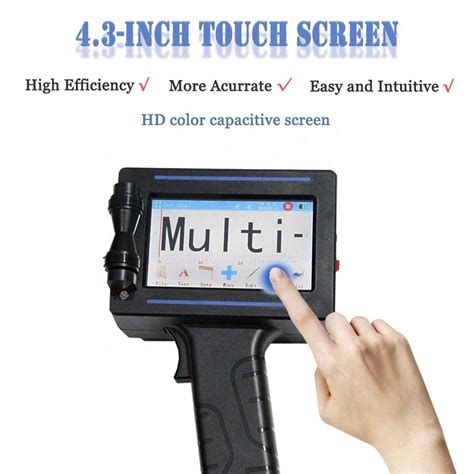 Handheld TIJ Printer 12.7 MM | Metal Body Inkjet Batch Coder Machine
