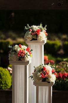 Flower Pillars Wedding by Seattle Wish Upon A Wedding Vow Renewal Wedding Pillars Flower Pillars Wedding