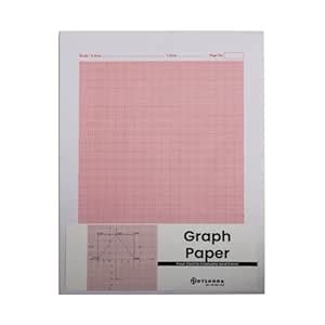NOTENOOK Graph Paper Notebook with Red Grid (100 Pages)| 21 x 29.7 cm ...