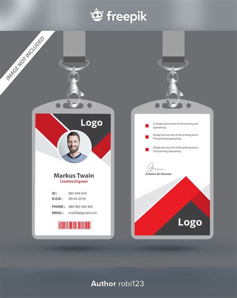 Employee Card Design 的图像结果