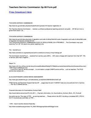 Gp 69 Form - Fill Online, Printable, Fillable, Blank | pdfFiller