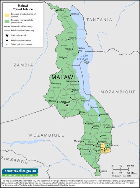 Malawi Map