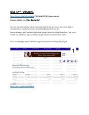 Image result for Bill Pay Tutorial