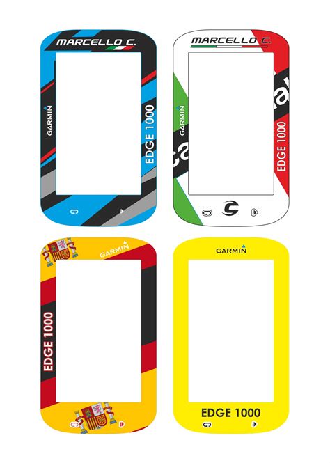 Adesivo cover schermo garmin edge 1000 personalizzato – L'adesivo.com