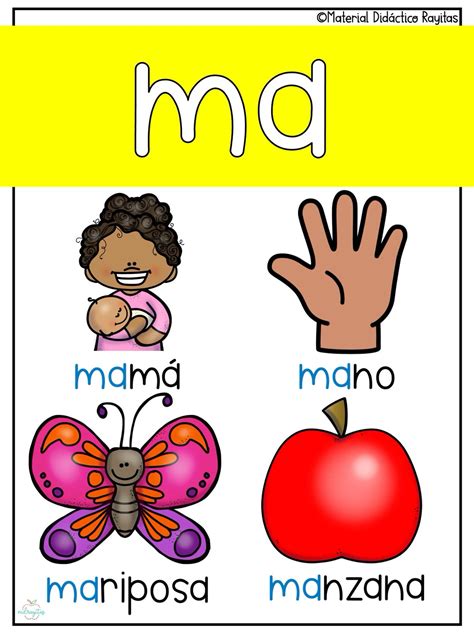 Palabras con M 📚🌈