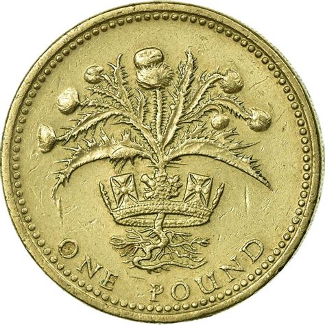 One Pound 1989 Thistle and Diadem, Coin from United Kingdom - Online ...