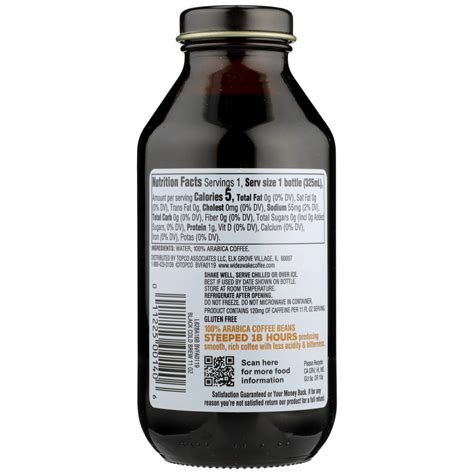 Wide Awake Coffee Co. Black Coffee Cold Brew Unsweetened 100% Arabica ...