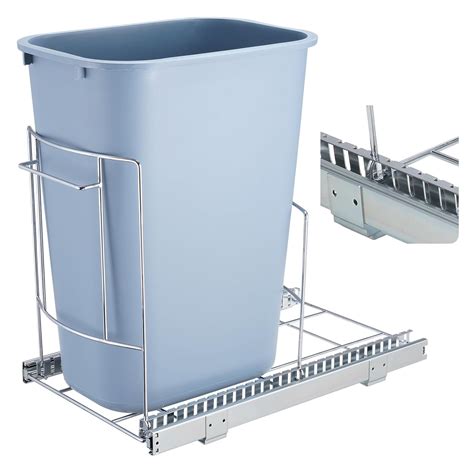 VEVOR Pull-Out Trash Can, Under Mount Kitchen Waste Container with ...