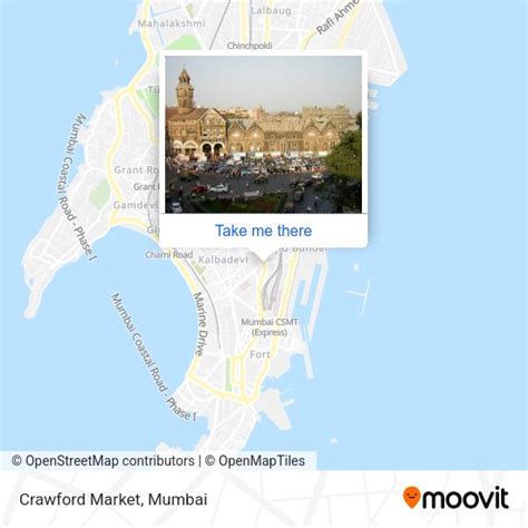 How to Get to Crawford Market in Colaba by Bus, Train or Light Rail?