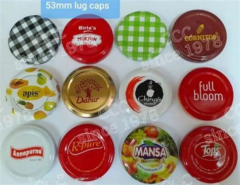 Lug Caps - Printed 66mm Lug Caps Manufacturer from Faridabad