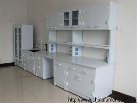 Lab Workbench With Wall Cabinet For Factory Lab Equipment