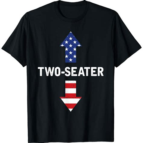 Two Seater Arrow 4th Of July American Flag Two-Seater Shirt - Walmart.com