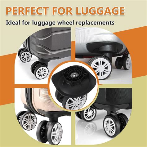 Milltrip Luggage Wheels, 1 Pair Luggage Suitcase India | Ubuy