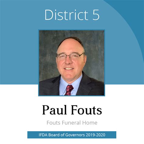 Iowa Funeral Directors Association - Paul Fouts of Fouts Funeral Home ...