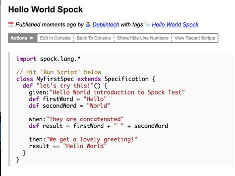 Image result for Spock Testing
