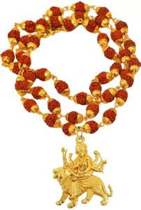 Jagsun Religious Jewellery Maa Durga Sherawali Locket With Gold Plated ...