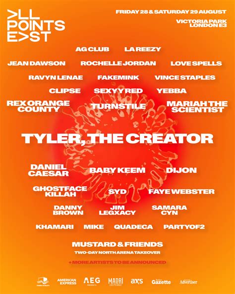 Tyler, The Creator To Headline All Points East Double Bill