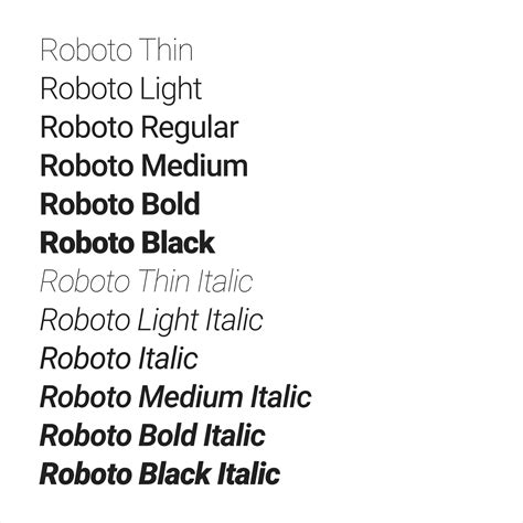 Roboto Font