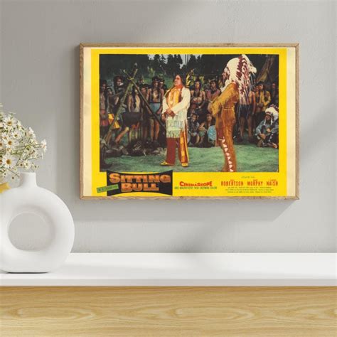 Vintage Sitting Bull Movie Poster #3 (1954) Tribal Council Scene ...