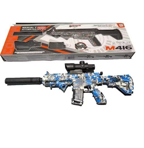 Water Bullet Gun Toy for Kids, Automatic Soft Bullet Mchine Gun for ...