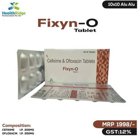 Antibiotic Tablets - Cefixime Ofloxacin Tab Manufacturer from Panchkula